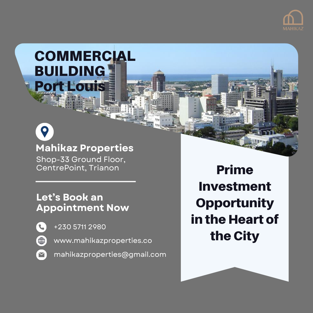 Commercial Building for Sale in Port Louis, Mauritius