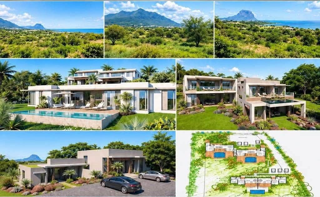 Prestigious Sea & Mountain View Land For Sale | Domaine Palmyre, Petite Rivière Noire
